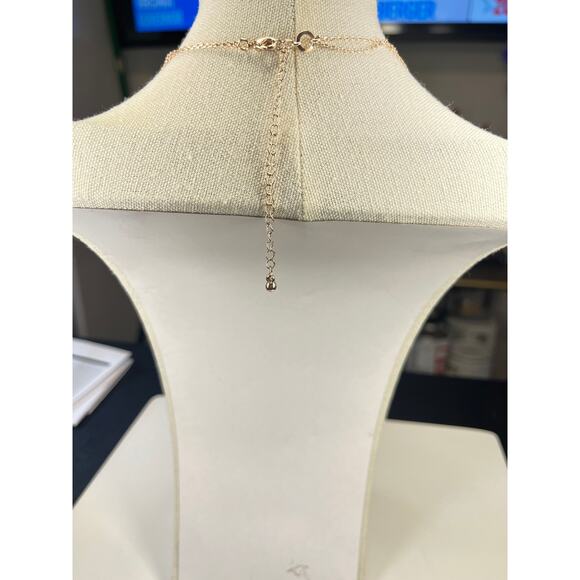 Rose Gold Tone Dainty Multi-Layer Necklace - Picture 6 of 8